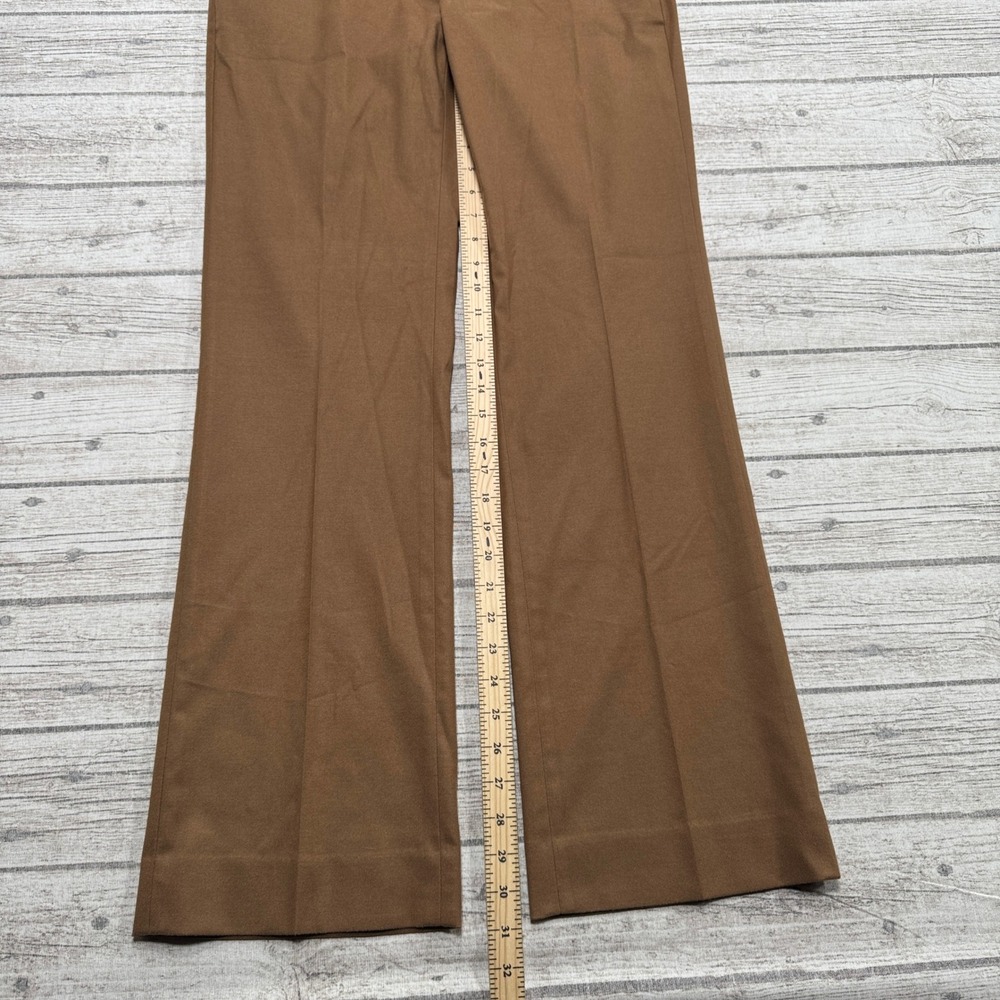 Banana Republic Dress Pants Women's 8 Brown Logan Straight Leg Workwear Trousers - Picture 5 of 8